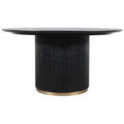 Eettafel Xelle Zwart 150 cm-Eettafels-PTMD