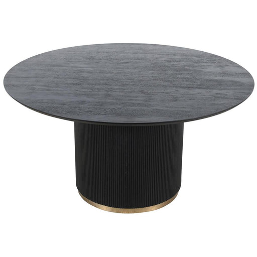 Eettafel Xelle Zwart Dining Tafel-Eettafels-PTMD
