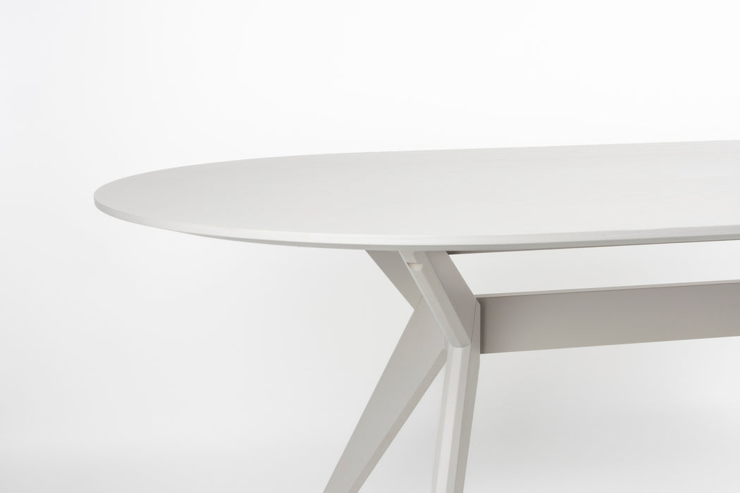 Eettafel Zeme Capsule Ash veneer Beige 220x95 cm