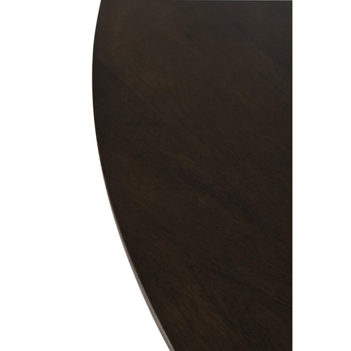 Eettafel Zwart Mdf 110 cm 110x110x76 cm-Eettafels-J-Line