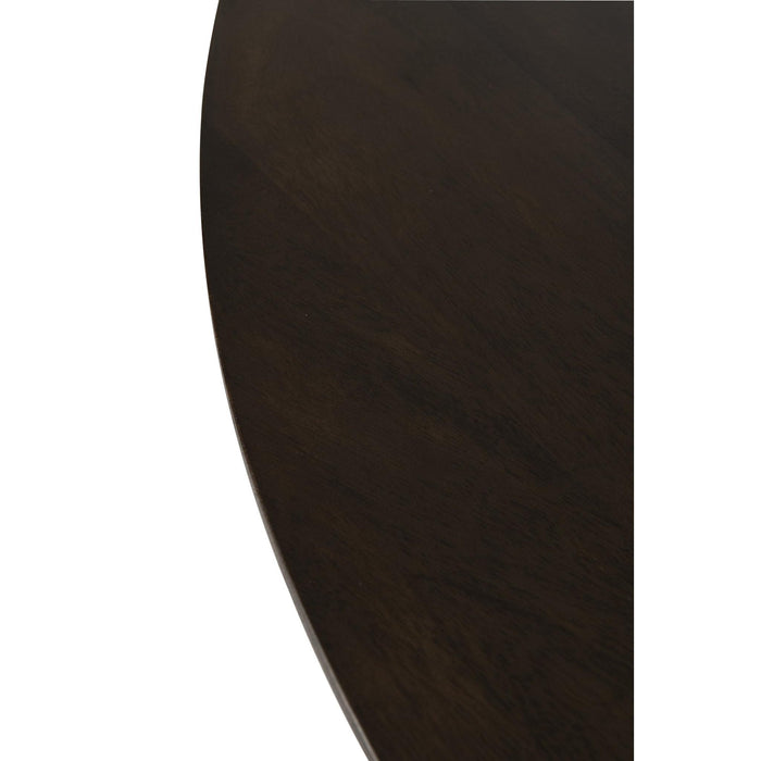 Eettafel Zwart Mdf 110 cm 110x110x76 cm-Eettafels-J-Line