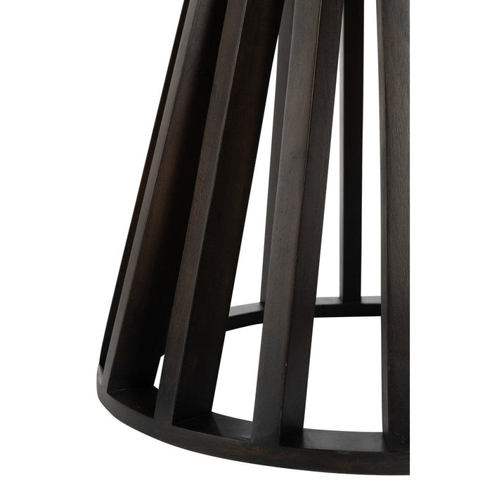 Eettafel Zwart Mdf 110 cm-Eettafels-J-Line