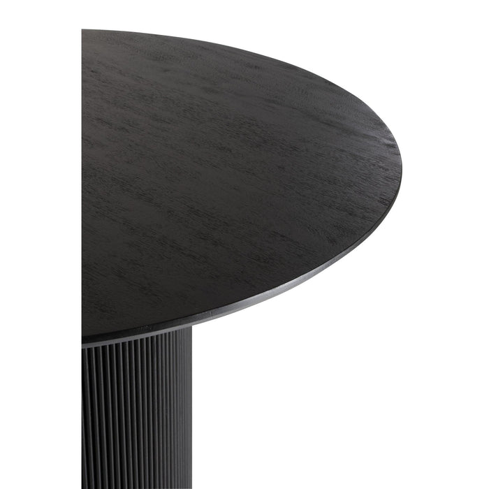 Eettafel Zwart Metaal 120 cm-Eettafels-J-Line