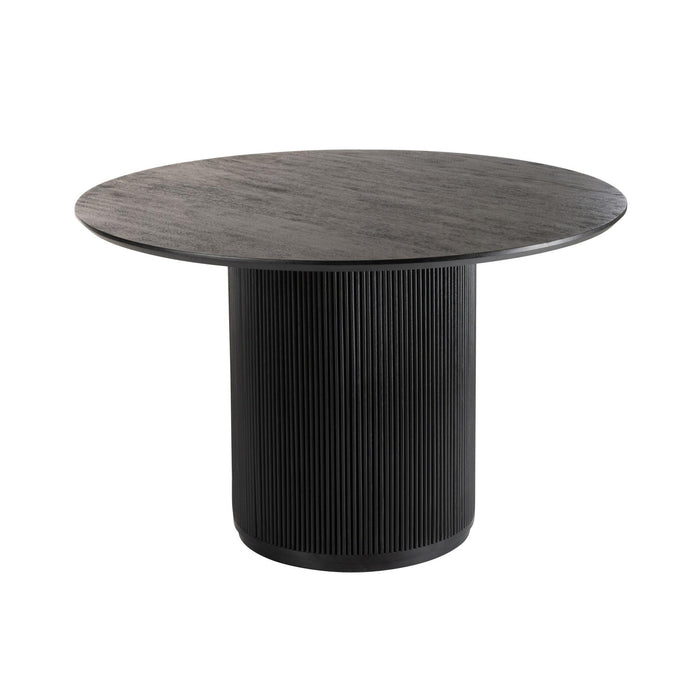 Eettafel Zwart Metaal 120 cm-Eettafels-J-Line