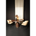 Eettafels Eettafel Arca Veas Tafel Bruin-gold-Eettafels-PTMD