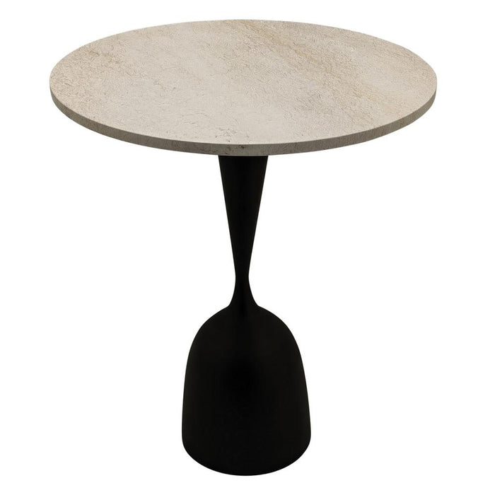 Eettafels Eettafel Patras Bistro Tafel Beige Marmer-Eettafels-PTMD