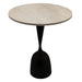 Eettafels Eettafel Patras Bistro Tafel Beige Marmer-Eettafels-PTMD