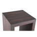 Eettafels Eettafel Tiess Bruin Houten Fineer Pedestal Rechthoekig-Eettafels-PTMD