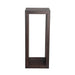 Eettafels Eettafel Tiess Bruin Houten Fineer Pedestal Rechthoekig-Eettafels-PTMD