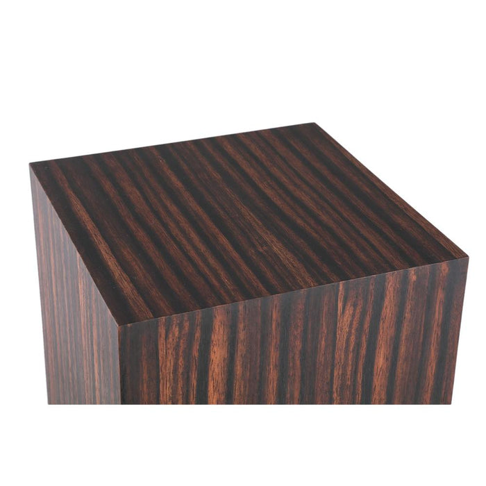 Eettafels Eettafel Tiess Bruin Houten Fineer Pedestal Set 2-Eettafels-PTMD