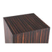 Eettafels Eettafel Tiess Bruin Houten Fineer Pedestal Set 2-Eettafels-PTMD