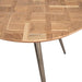 Eettafels Fieron Naturel Houten Eettafel Organic Rond-Eettafels-PTMD