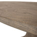 Eettafels Nemo Grijs Mangohout Houten Eettafel Ovaal 220cm-Eettafels-PTMD