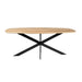 Eiken eettafel Ferris - Deens Ovaal 180 cm - Naturel-Eettafels-Starfurn