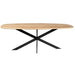 Eiken eettafel Ferris - Deens Ovaal 280 cm - Naturel-Eettafels-Starfurn