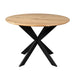 Eiken eettafel Ferris - Rond 110 cm - Naturel-Eettafels-Starfurn