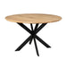 Eiken eettafel Ferris - Rond 150 cm - Naturel-Eettafels-Starfurn