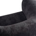 Elefan Anthracite Fauteuil Rond Armrest-Fauteuils-PTMD