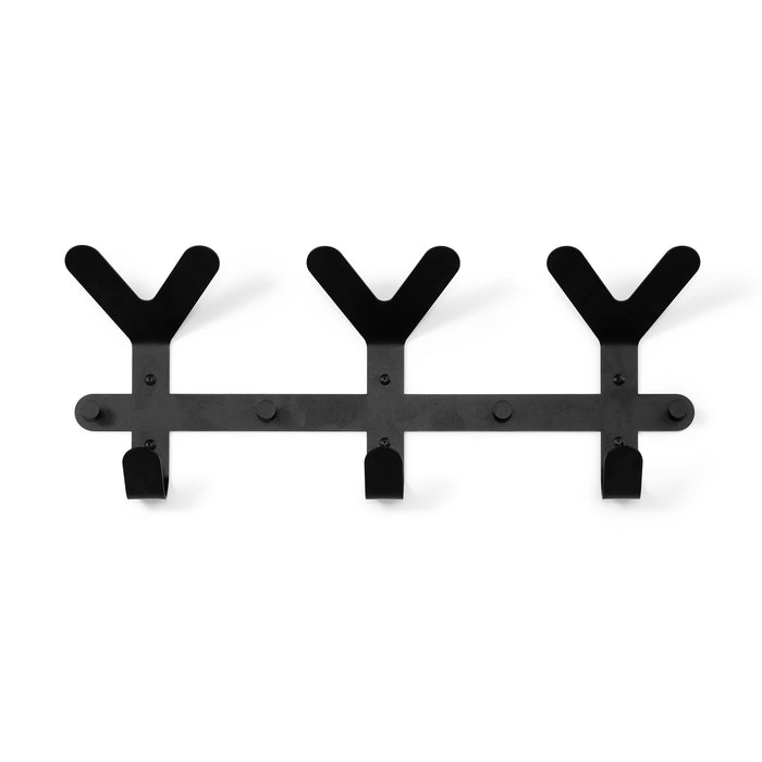 FRONDO Wandkapstok - Zwart Spinder Design-Kapstokken-Spinder