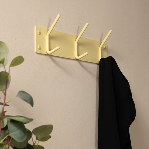 FUSION 3 Wandkapstok - Butter Yellow Spinder Design-Kapstokken-Spinder