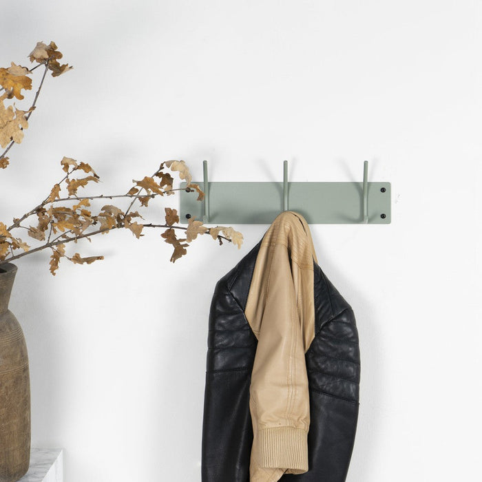 FUSION 3 Wandkapstok - Dusty Green Spinder Design-Kapstokken-Spinder