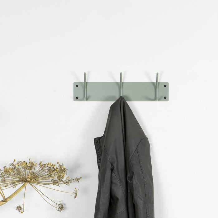 FUSION 3 Wandkapstok - Dusty Green Spinder Design-Kapstokken-Spinder