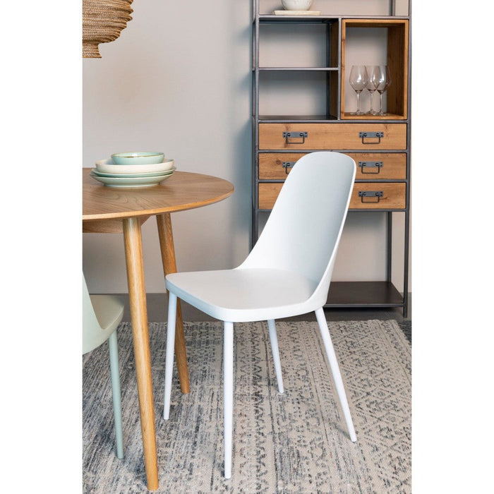 Fauteuil 2de kans Stoel Pip All White kunstof 46x53.5x85 cm-Fauteuils-Creating Home