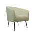 Fauteuil - 77x68x83 - Wit/zwart - Teddy/bouclé/metaal-Fauteuils-HSM Collection