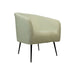 Fauteuil - 77x68x83 - Wit/zwart - Teddy/bouclé/metaal-Fauteuils-HSM Collection