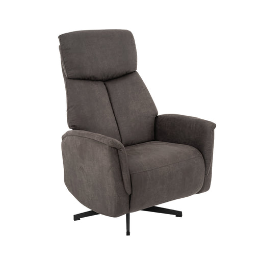 Fauteuil Aarhus Antraciet Kunstleder 2-Motorig 73x86x114 cm-Fauteuils-LABEL51