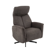 Fauteuil Aarhus Antraciet Kunstleder 2-Motorig 73x86x114 cm-Fauteuils-LABEL51