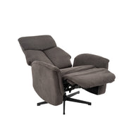 Fauteuil Aarhus Antraciet Kunstleder 2-Motorig 73x86x114 cm-Fauteuils-LABEL51