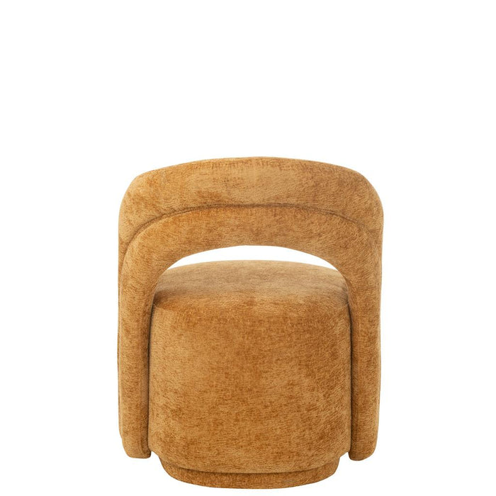 Fauteuil Accent Stoel Textile Oker-Fauteuils-J-Line