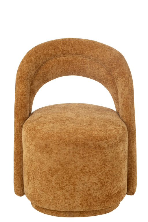 Fauteuil Accent Stoel Textile Oker-Fauteuils-J-Line