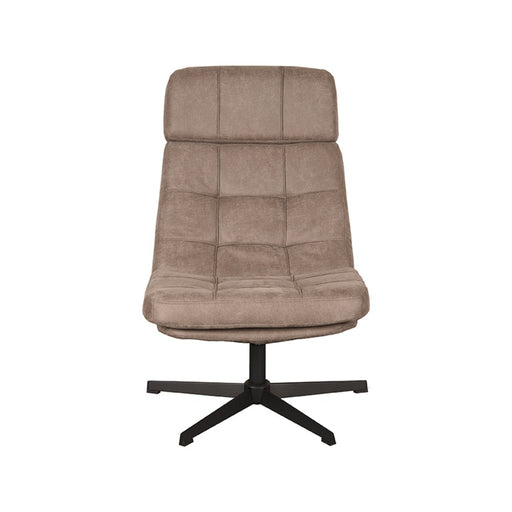 Fauteuil Alvar - Taupe - Micro Suede-Fauteuils-LABEL51