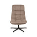 Fauteuil Alvar - Taupe - Micro Suede-Fauteuils-LABEL51