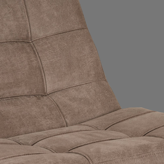 Fauteuil Alvar - Taupe - Micro Suede-Fauteuils-LABEL51