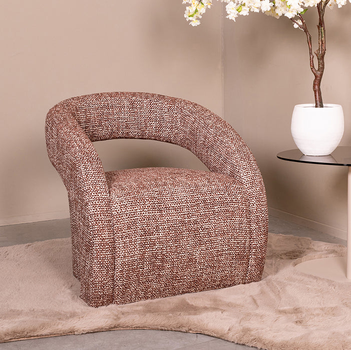 Fauteuil Antibes Geweven Cherry chocolate-Fauteuils-LABEL51
