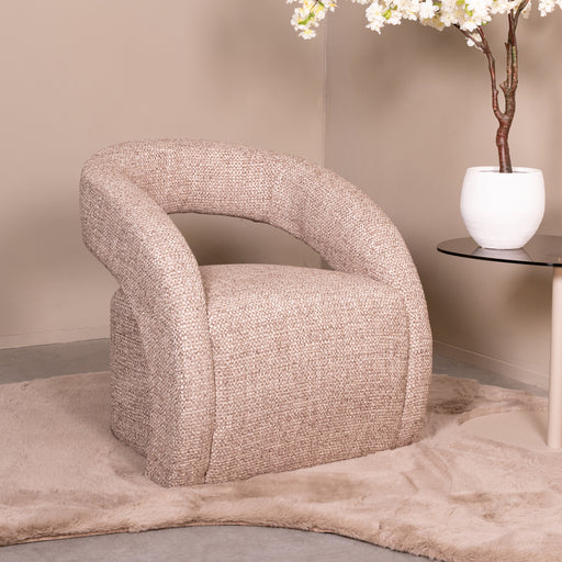 Fauteuil Antibes Geweven Taupe 74x75x74 cm-Fauteuils-LABEL51