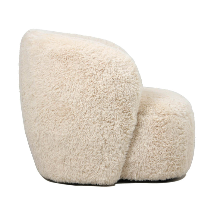 Fauteuil Aphrodite Polyester Beige Small-Fauteuils-PTMD