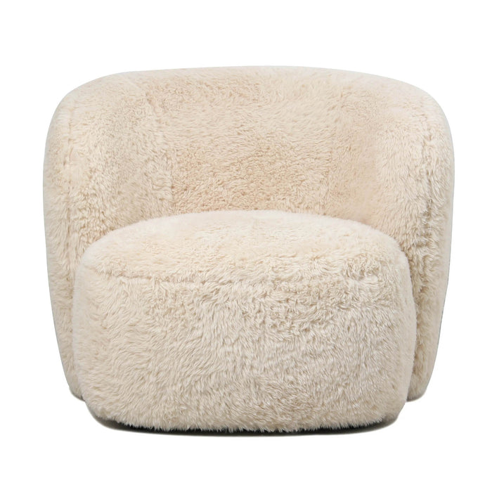 Fauteuil Aphrodite Polyester Beige Small-Fauteuils-PTMD