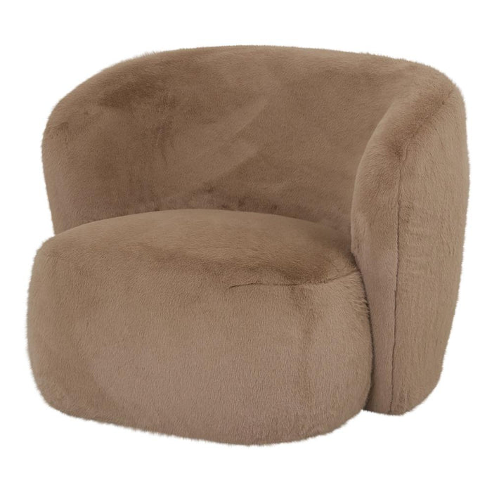 Fauteuil Aphrodite Polyester Bruin-Fauteuils-PTMD