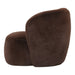 Fauteuil Aphrodite Polyester Bruin Donkerbruin-Fauteuils-PTMD