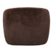 Fauteuil Aphrodite Polyester Bruin Donkerbruin-Fauteuils-PTMD