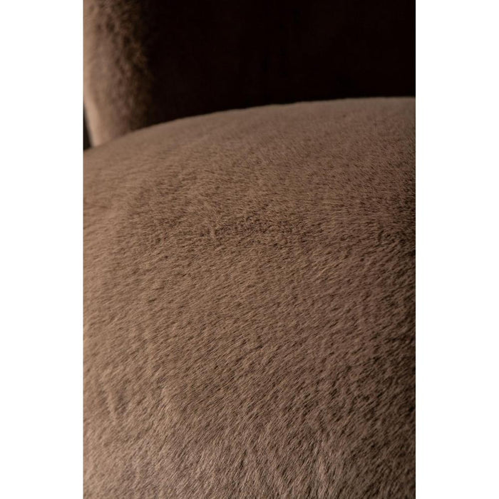 Fauteuil Aphrodite Polyester Bruin Fauteuils-PTMD