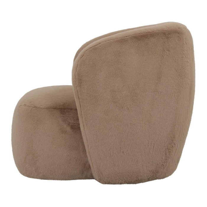 Fauteuil Aphrodite Polyester Bruin Fauteuils-PTMD