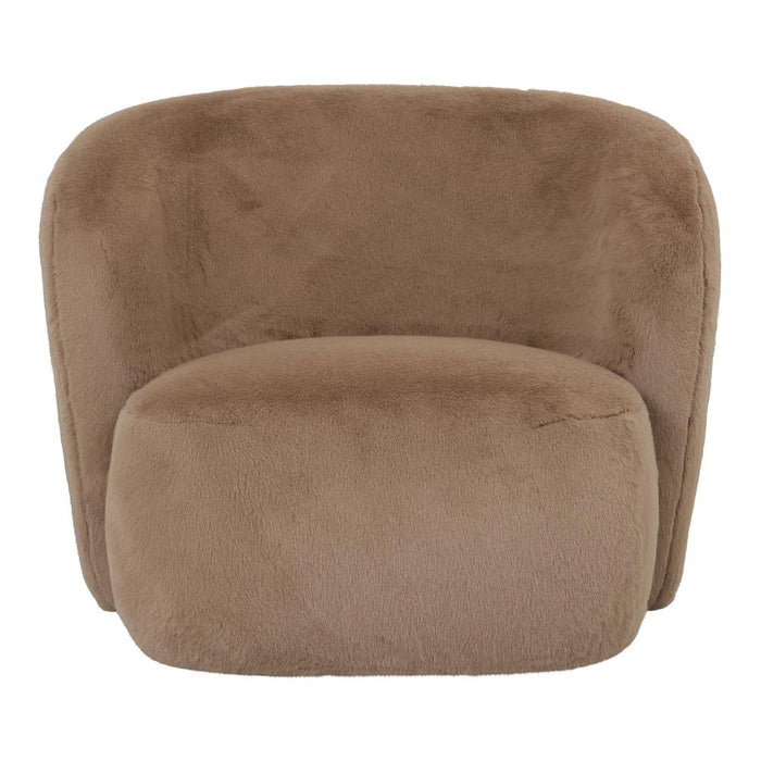 Fauteuil Aphrodite Polyester Bruin Fauteuils-PTMD