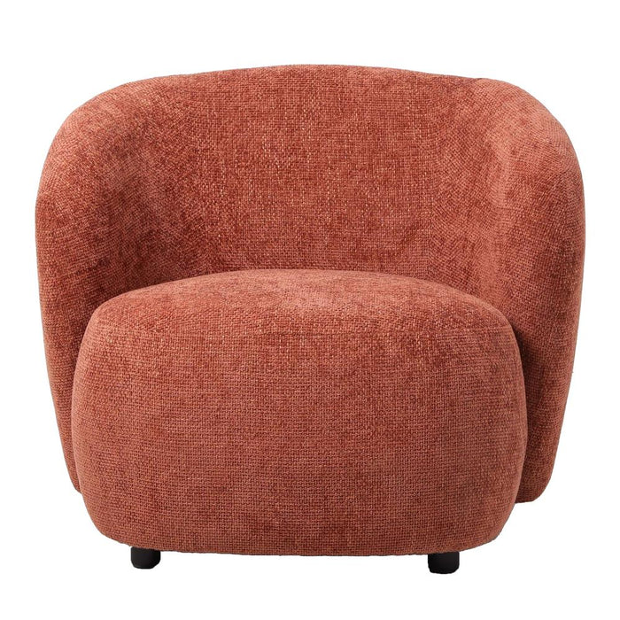 Fauteuil Aphrodite Polyester Crème 85x89 cm Terra-Fauteuils-PTMD