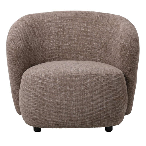 Fauteuil Aphrodite Polyester Crème 87x88 cm Taupe-PTMD