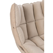 Fauteuil Beige Metaal 73 cm 73x78x92 cm-Kussens-J-Line